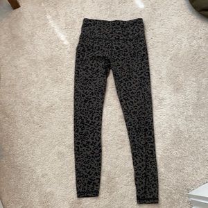 Athleta cheeta leggings. Small